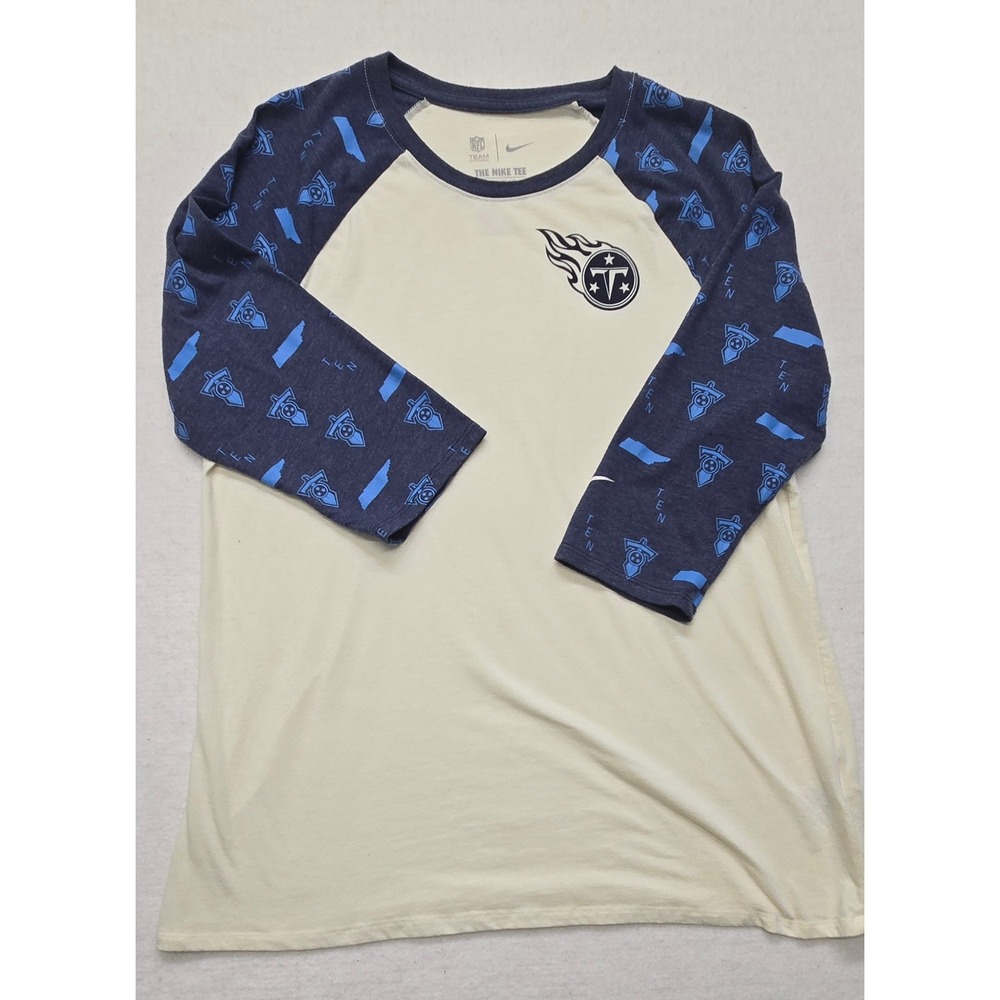 Nike NFL Tennessee Titans XL Tri-Blend Raglan Sleeve T-Shirt